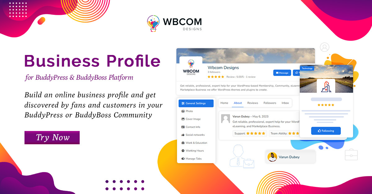 BuddyPress Business Profile