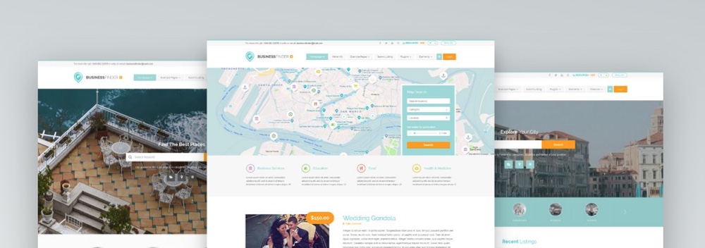 Business Finder: Directory Listing WordPress Theme