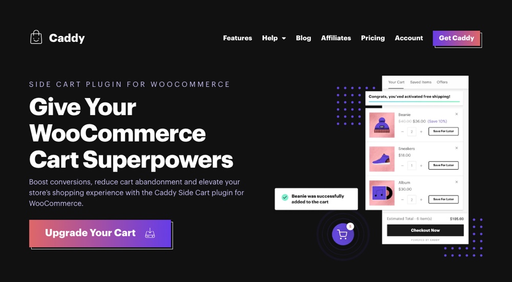 Caddy Side Cart for WooCommerce