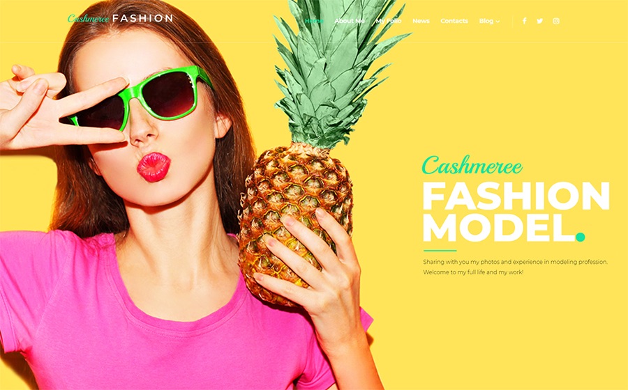 Caxemira Moda WordPress Tema