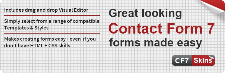 Contact Form 7 Skins Free Add-on