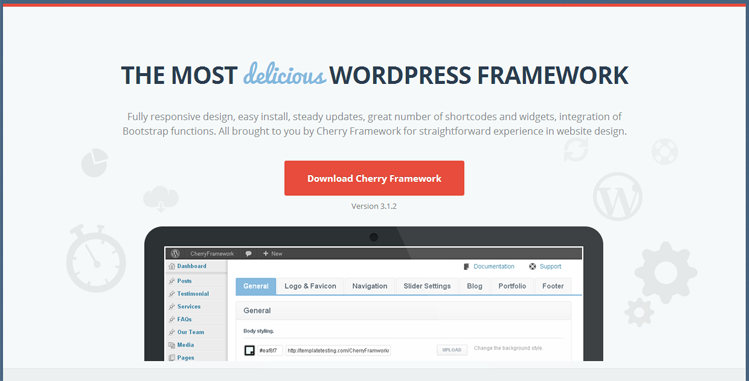 Cherry WordPress theme framework