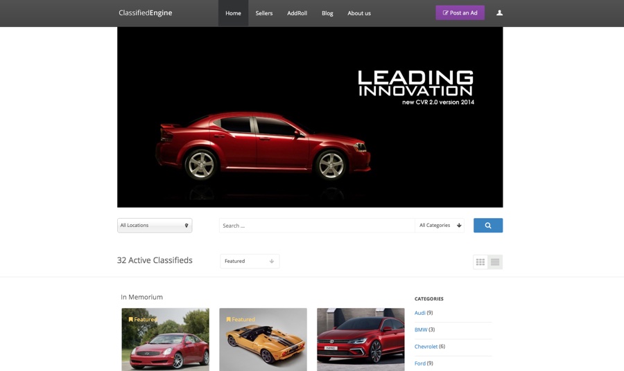 ClassifiedEngine WordPress Theme