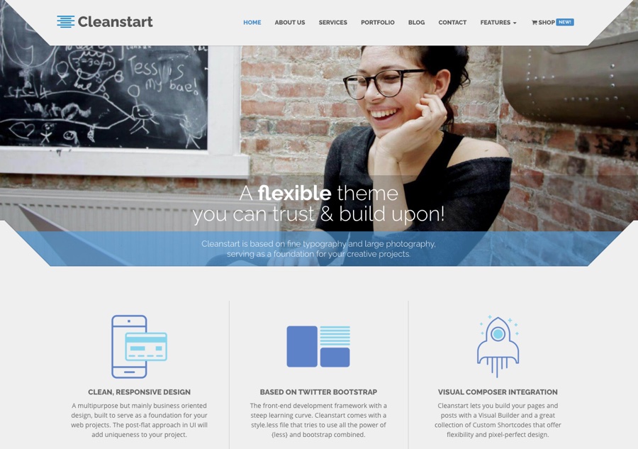 Cleanstart Business WordPress Theme
