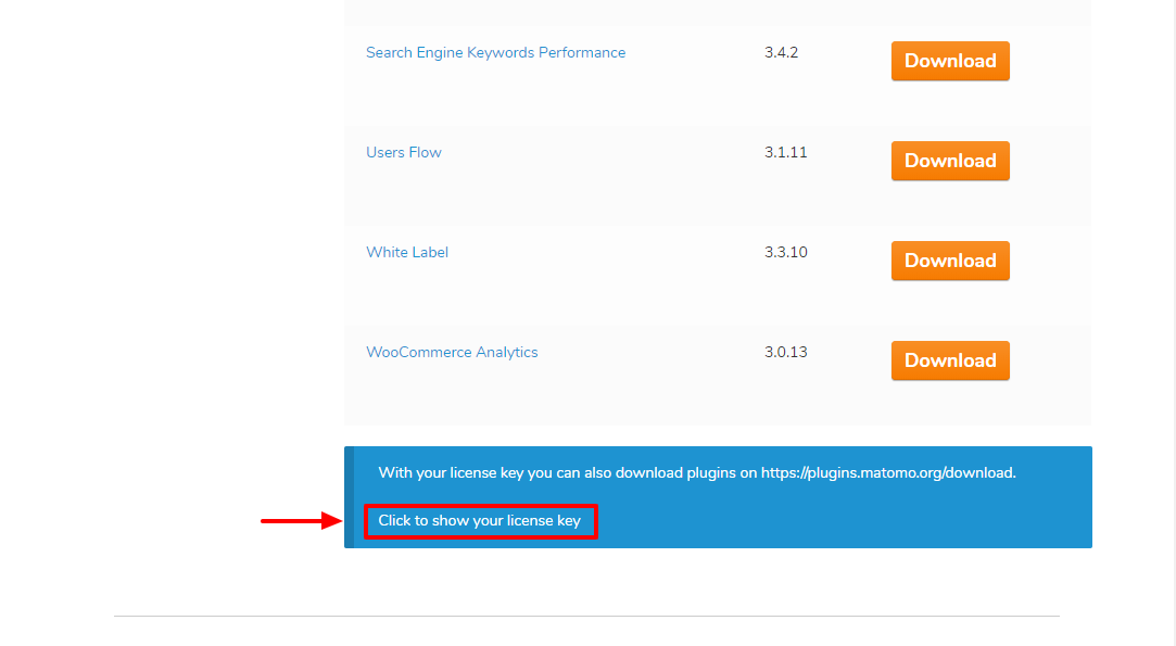 matomo analytics license