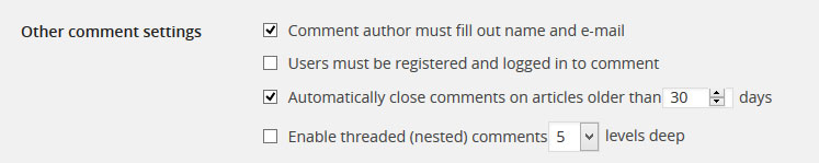 Closing comments on posts