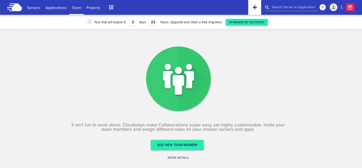 Adding Team Members To A Cloudways Server