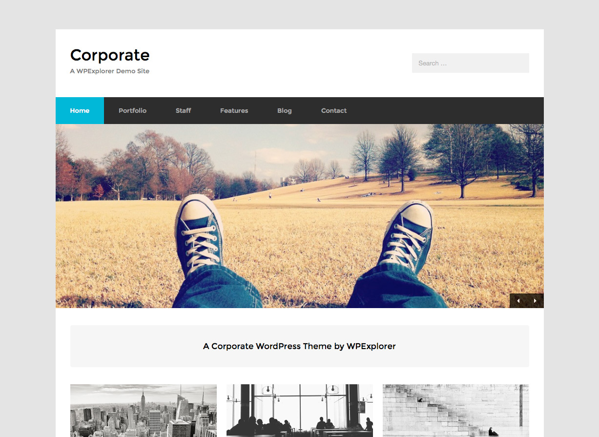 Corporate Free Business WordPress Theme