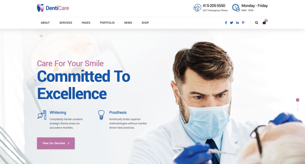 DentiCare - Medical, Dentist & Dental Clinic