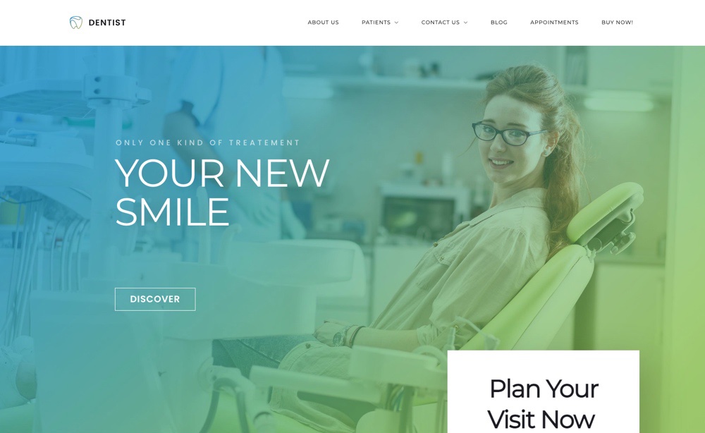 Dentist WP Dental WordPress Theme