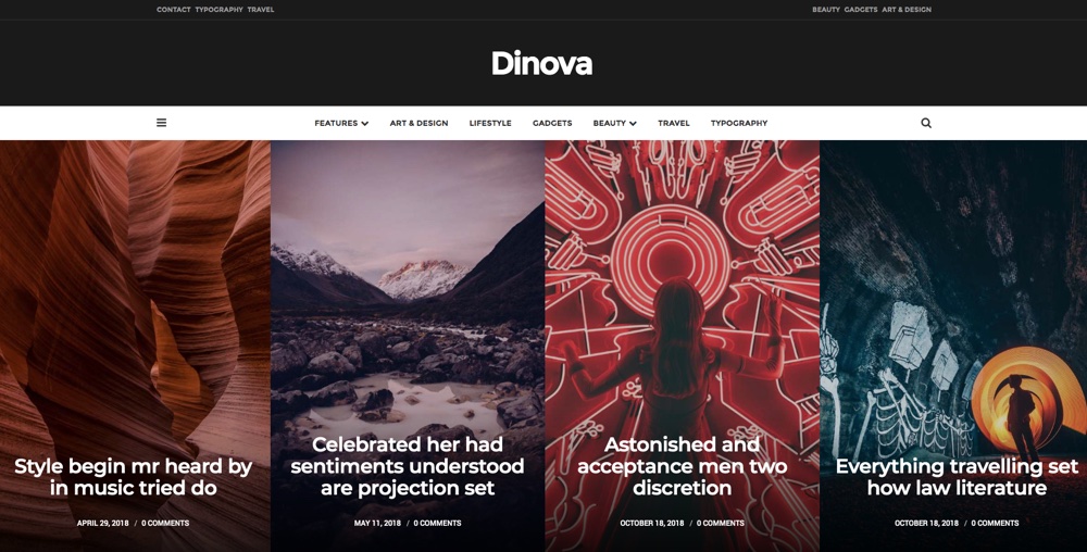 Dinova - Best Gutenberg WordPress Themes