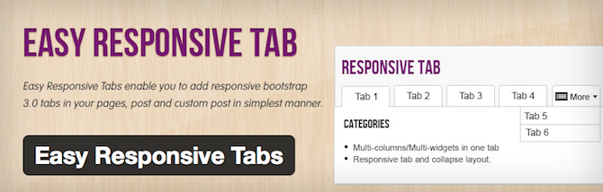 Easy Responsive Tabs