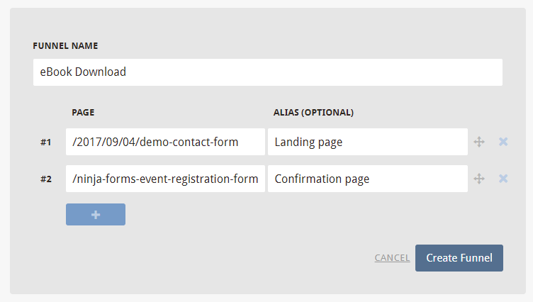 ebook download funnel in mouseflow for wordpress - setup