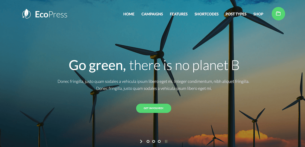 Eco Press WordPress Theme