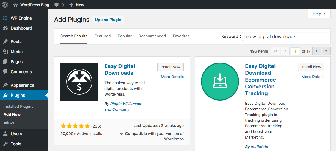 Easy Digital Downloads WordPress Plugin