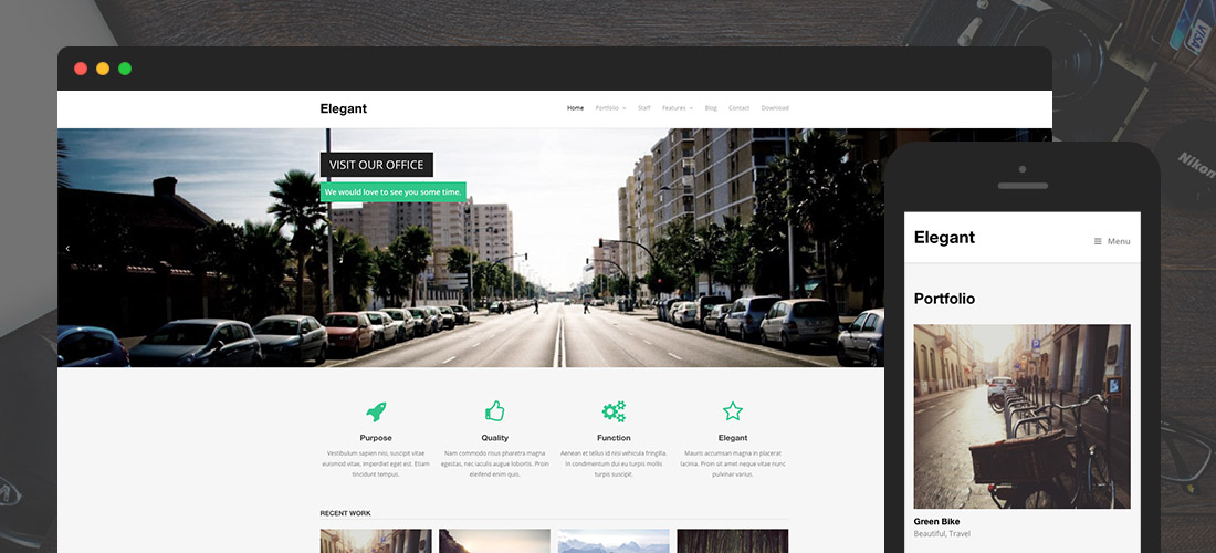 Elegant Free WordPress Theme