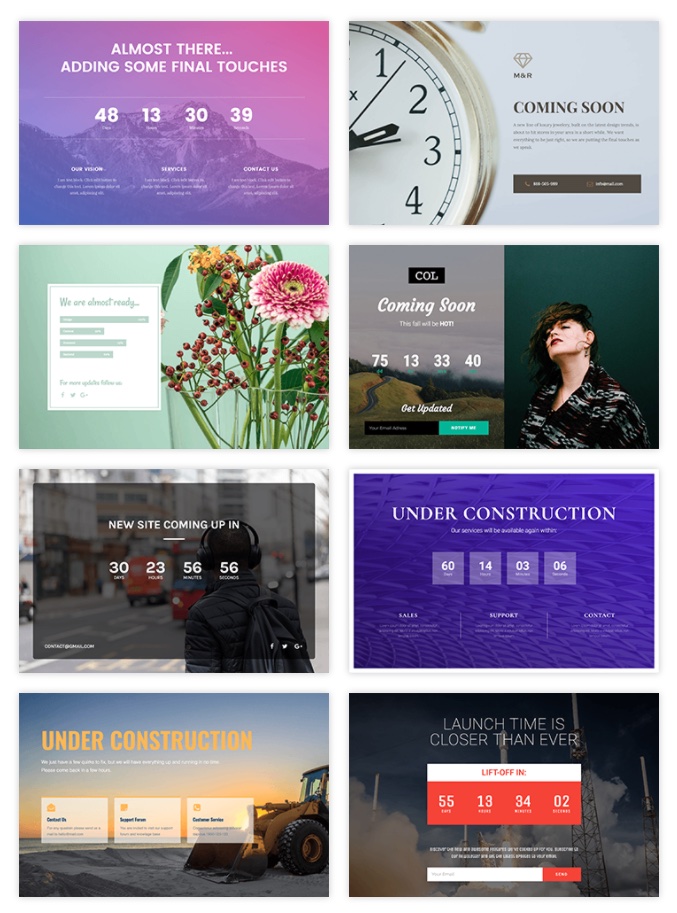 Elementor Coming Soon Templates