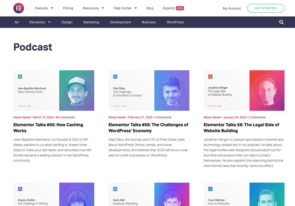 Elementor Podcast