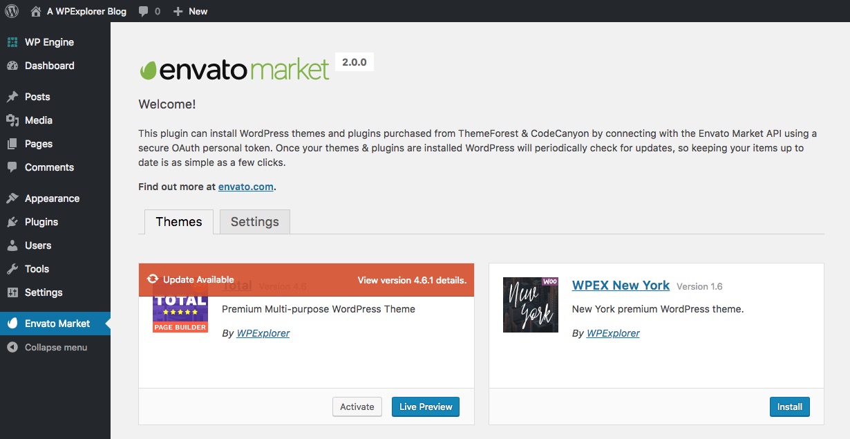 Envato market plugin deals