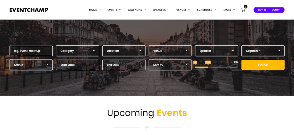 EventChamp Theme