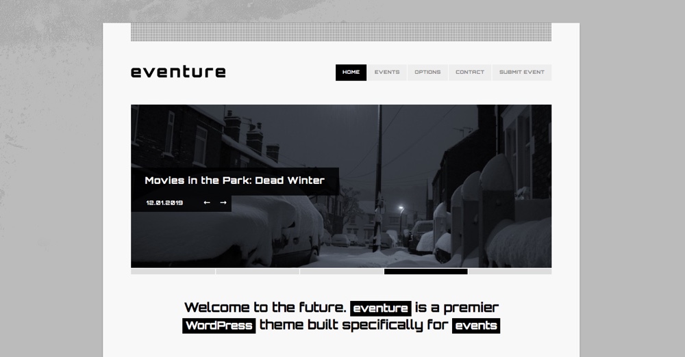 Eventure WordPress Theme
