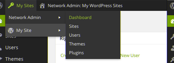 WordPress Dashboard