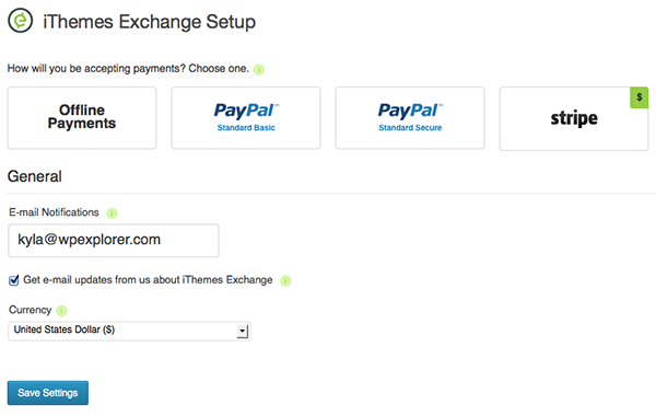 iThemes Exchange: Quick Setup