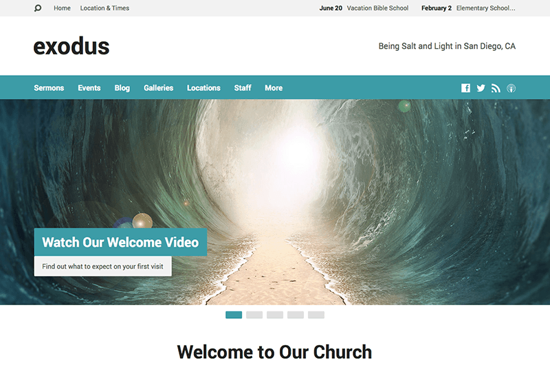 Exodus Church Theme