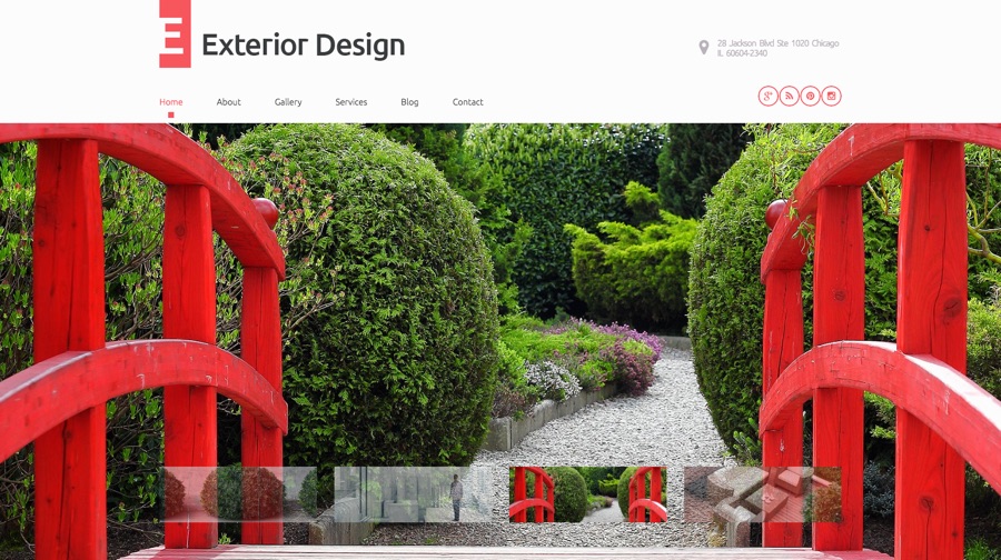 Exterior Design WordPress Theme