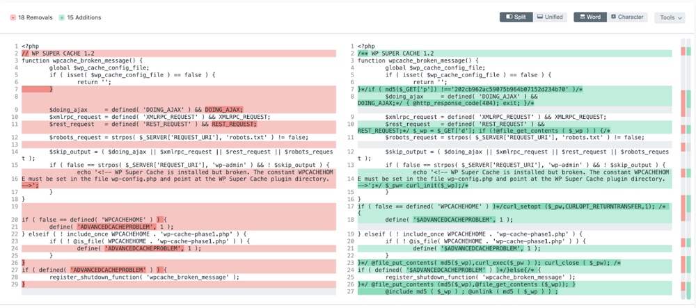 Astra Security - View File Difference