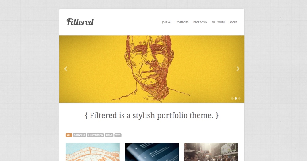 Filtered WordPress Theme