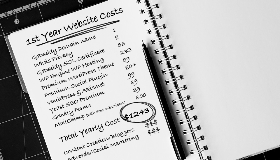 The Cost of a Running WordPress Website