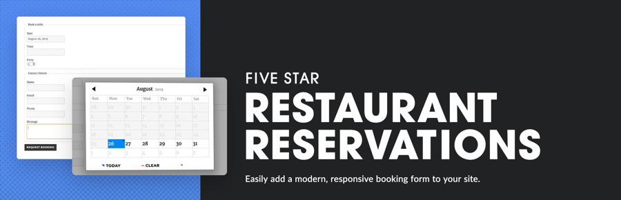 Reservas de restaurantes de cinco estrellas