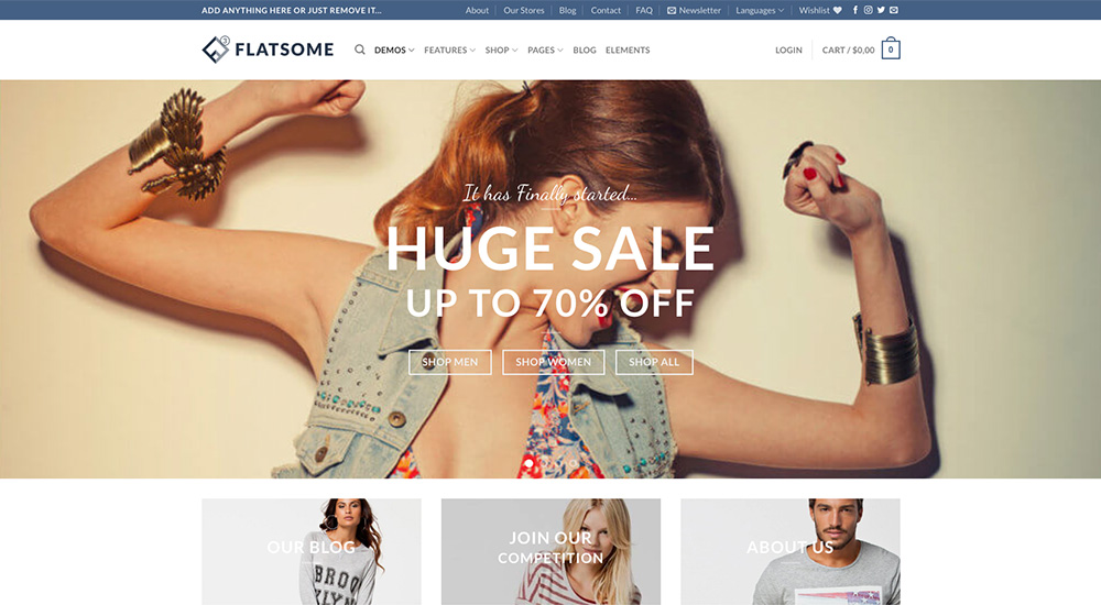 Flatsome Multi-Purpose Responsive WooCommerce Theme