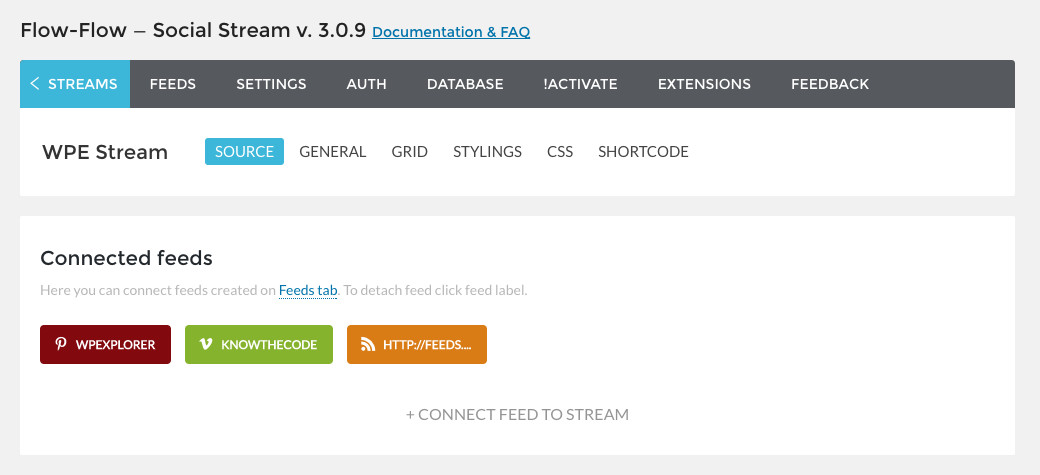 Flow Flow Stream Source