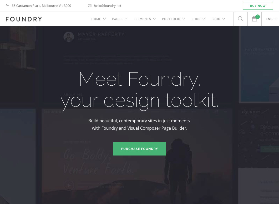 Foundry Multipurpose Business WordPress Theme