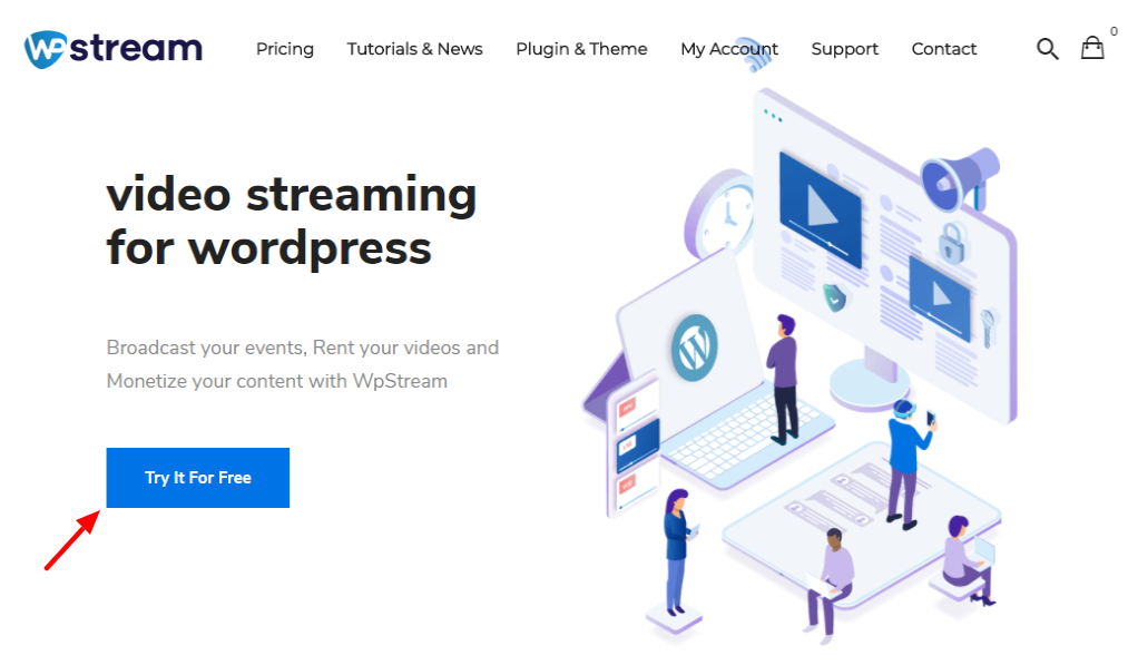 sign up for wpstream free trial