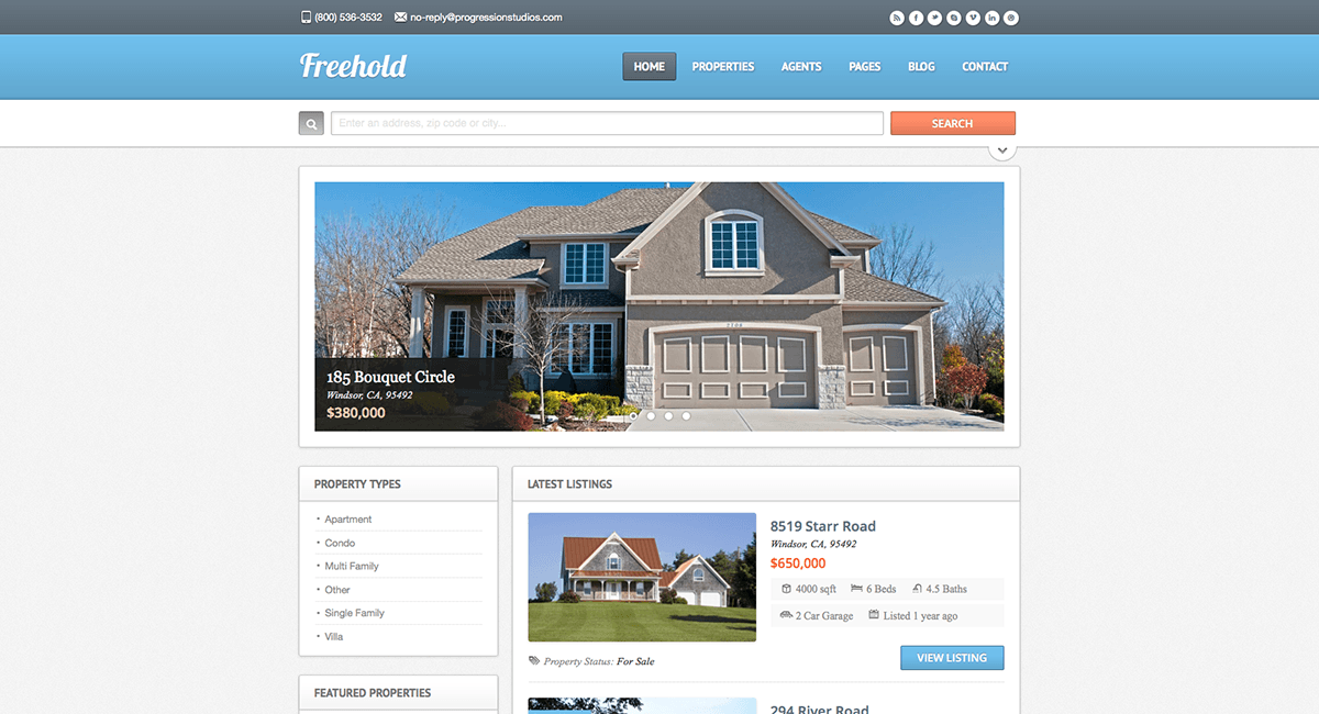 freehold-real-estate-wordpress-theme