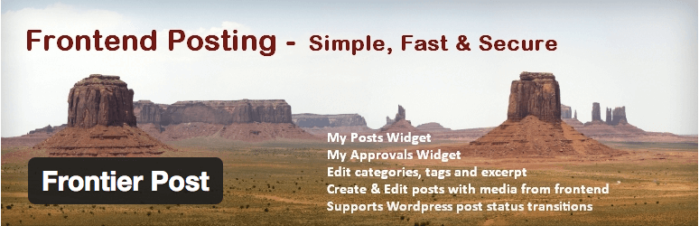 Frontier Post plugin