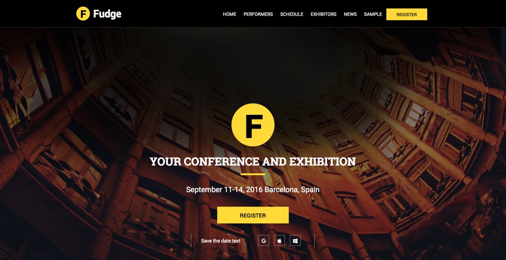 Fudge WordPress Theme