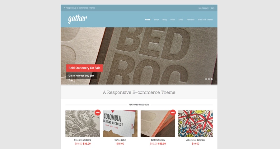 Gather E-Commerce WordPress Theme