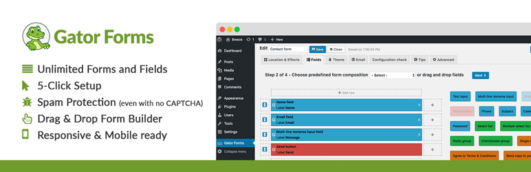 Gator Forms Бесплатный плагин для WordPress