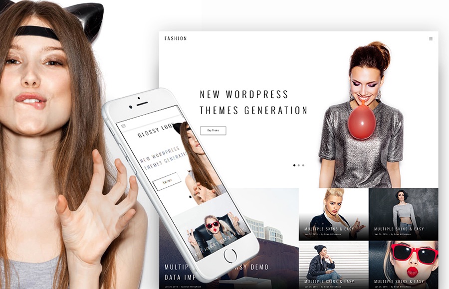 Tema de WordPress de Mariella Fashion Designer