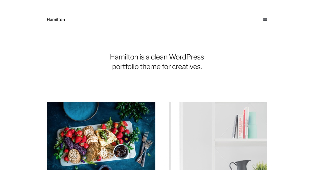 Hamilton - Best Gutenberg WordPress Themes