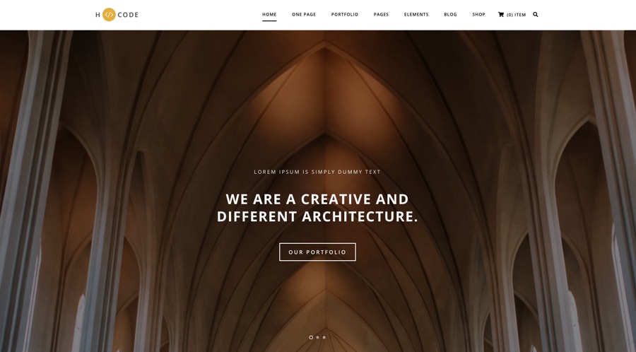 H-Code Responsive & Multipurpose WordPress Theme