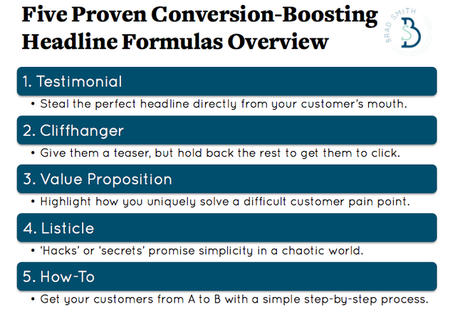 headlines for landing page