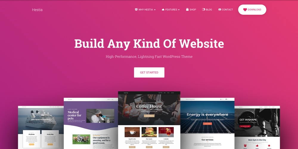 Hestia Free WordPress Theme