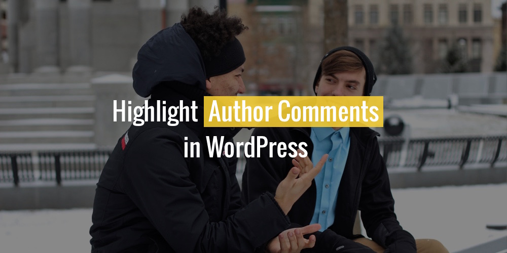 How to Highlight Author Comments in WordPress