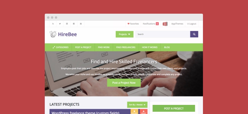 HireBee Crowdsource Job Board Theme