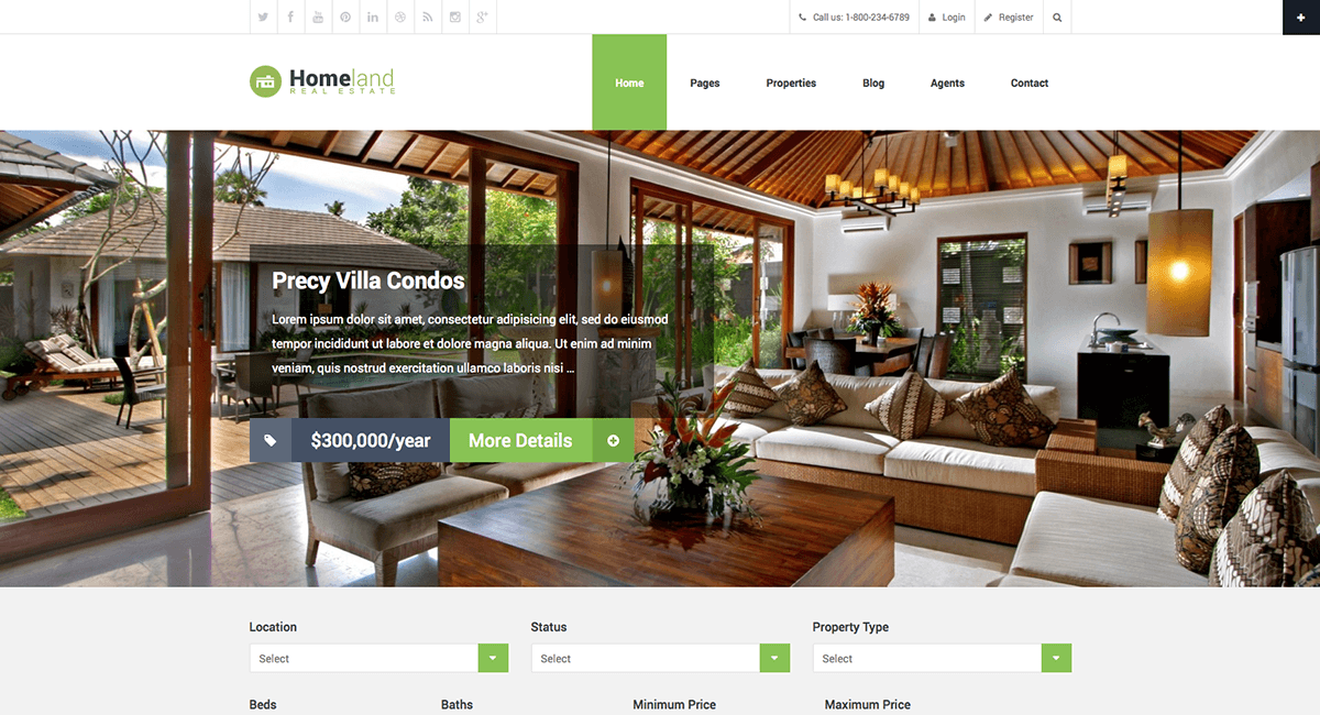 homeland-real-estate-wordpress-theme